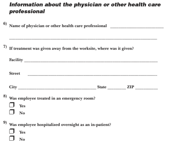 How to Fill Out OSHA Forms 300, 300A, and 301 | BerniePortal